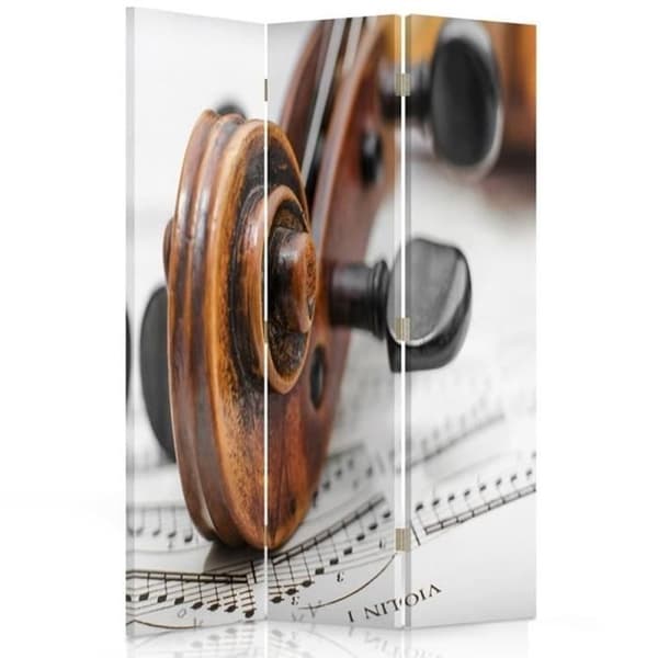 Legendarte - Skärm - Skiljevägg med tryck på båda sidor Klassisk musik cm. 110x150 (3x)