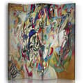 Miniatyrbild 1 av 4: Legendarte - Skärm - Skiljevägg med fram-/baktryckskomposition VII - Wassily Kandinsky cm. 145x170 (4x)