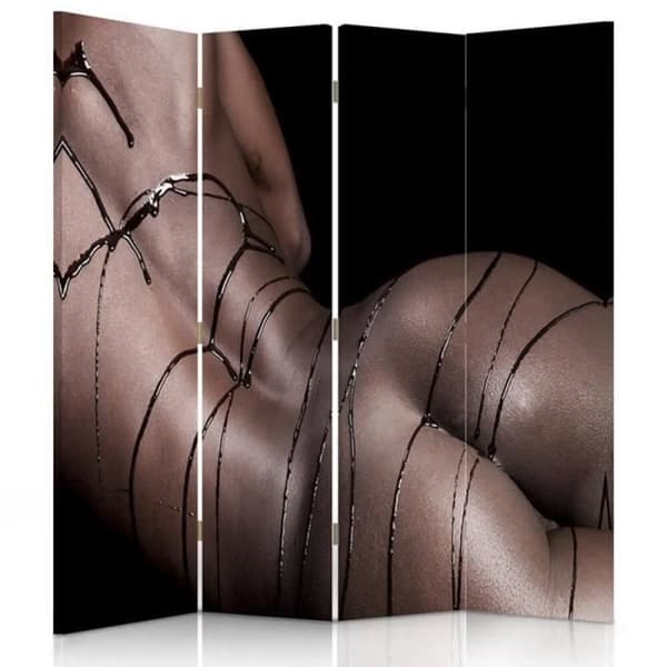 Legendarte - Skärm - Skiljevägg med fram-/baktryck Bare Beauty cm. 145x170 (4x)