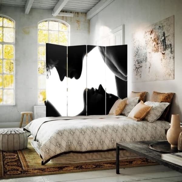 Legendarte - Skärm - Skiljevägg med fram-/baktryck First Kiss cm. 145x170 (4x)