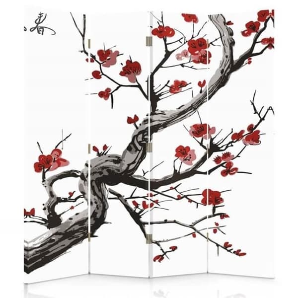 Legendarte - Skärm - Skiljevägg med fram-/baktryck Cherry Blossom cm. 145x170 (4x)
