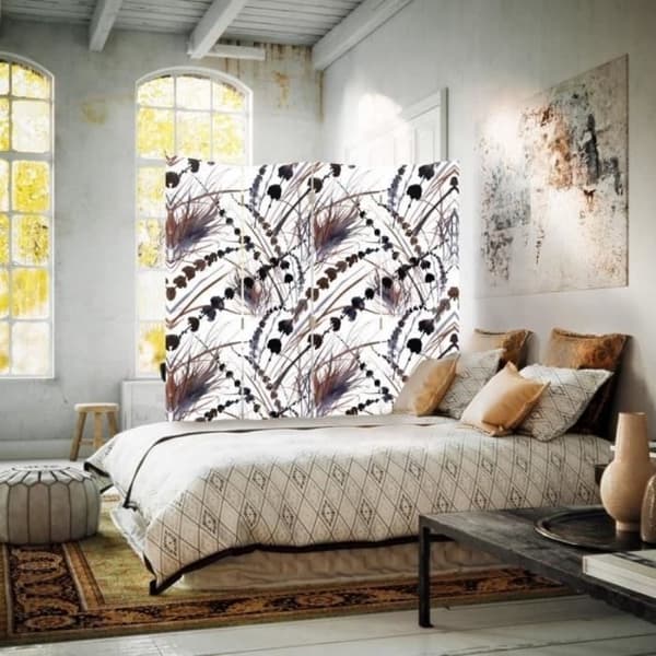 Legendarte - Skärm - Skiljevägg med fram/bak tryck Country Willow cm. 145x170 (4x)