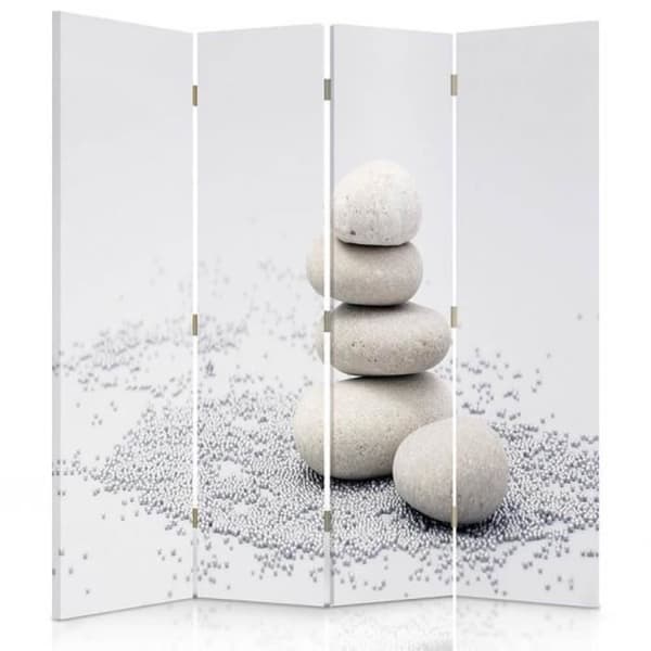 Legendarte - Skärm - Skiljevägg med fram-/baktryck Pebble cm. 145x170 (4x)