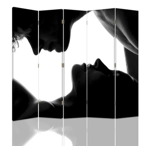 Legendarte - Skärm - Skiljevägg med fram-/baktryck First Kiss cm. 180x170 (5x)