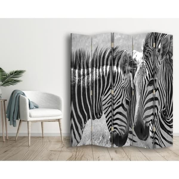 Legendarte - Skärm - Skiljevägg med tryck fram/bak Tvåfärgad manar cm. 180x170 (5x)