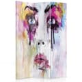 Miniatyrbild 1 av 4: Legendarte - Skärm - Skiljevägg med Fram/Back Print Beautiful Tears Wood cm. 110x150 (3x)