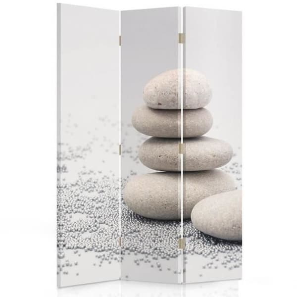 Legendarte - Skärm - Skiljevägg med fram-/baktryck Pebble cm. 110x150 (3x)
