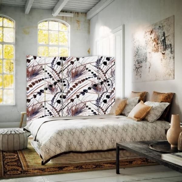 Legendarte - Skärm - Skiljevägg med fram/bak tryck Country Willow cm. 180x170 (5x)