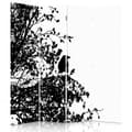 Miniatyrbild 1 av 4: Legendarte - Skärm - Skiljevägg med Front / Back Print Forest Silhouette cm. 145x170 (4x)