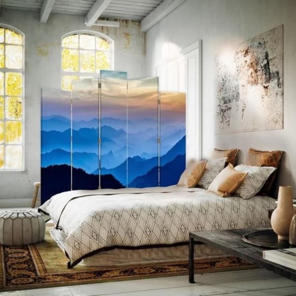 Legendarte - Skärm - Skiljevägg med fram/bak tryck Skogsberg cm. 180x170 (5x)
