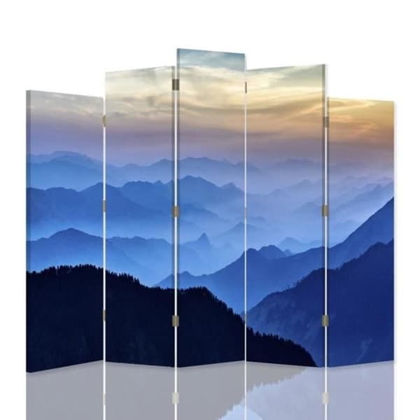Legendarte - Skärm - Skiljevägg med fram/bak tryck Skogsberg cm. 180x170 (5x)