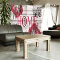 Miniatyrbild 3 av 4: Legendarte - Skärm - Skiljevägg med dubbelsidigt tryck Loving Home cm. 145x170 (4x)