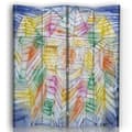 Miniatyrbild 1 av 4: Legendarte - Skärm - Skiljevägg med dubbelsidigt tryck Teater Mountain Construction - Paul Klee cm. 145x170 (4x)