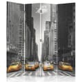 Miniatyrbild 1 av 4: Legendarte - Skärm - Skiljevägg med dubbelsidigt tryck Nyc Cab cm. 145x170 (4x)