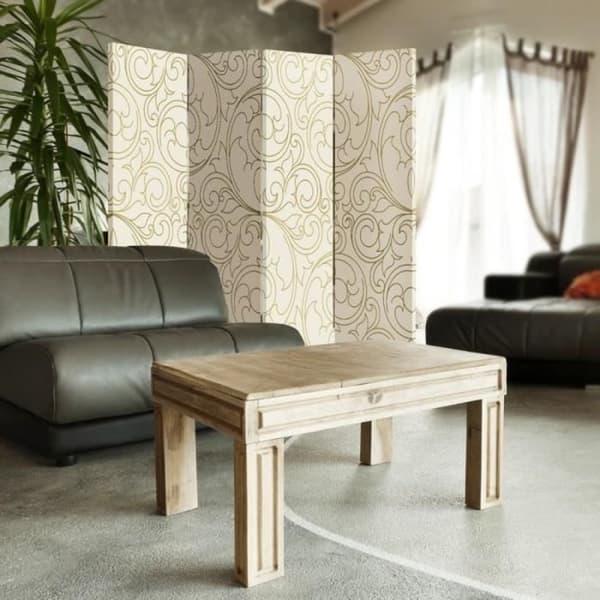 Legendarte - Skärm - Skiljevägg med fram-/baktryck Utsmyckat mönster cm. 145x170 (4x)