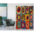 Miniatyrbild 3 av 4: Legendarte - Skärm - Skiljevägg med dubbelsidig utskrift Färgtest - Wassily Kandinsky cm. 145x170 (4x)