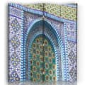 Miniatyrbild 1 av 4: Legendarte - Skärm - Skiljevägg med tryck på båda sidor Jerusalem - Tempelberget cm. 145x170 (4x)