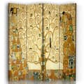 Miniatyrbild 1 av 4: Legendarte - Skärm - Skiljevägg med recto / verso tryck Livets träd - Gustav Klimt cm. 145x170 (4x)