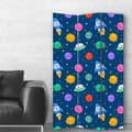 Miniatyrbild 3 av 4: Planets Pattern Screen - Dekorativ inomhusvägg - 110x150cm