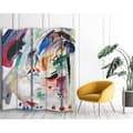Miniatyrbild 3 av 4: Legendarte - Skärm - Skiljevägg med fram-/baktryck improvisation - Wassily Kandinsky cm. 180x170 (5x)