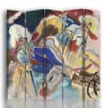 Miniatyrbild 1 av 4: Legendarte - Skärm - Skiljevägg med fram-/baktryck Improvisation nr 30 - Wassily Kandinsky cm. 180x170 (5x)
