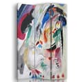 Miniatyrbild 1 av 4: Legendarte - Skärm - Skiljevägg med fram-/baktryck improvisation - Wassily Kandinsky cm. 110x150 (3x)