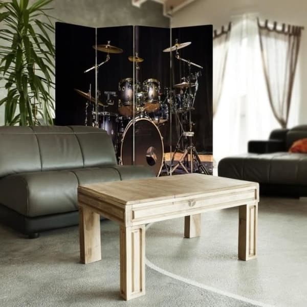 Legendarte - Skärm - Skiljevägg med tryck på båda sidor Trumset cm. 145x170 (4x)