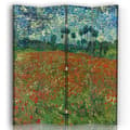 Miniatyrbild 1 av 4: Legendarte - Skärm - Skiljevägg med dubbelsidigt tryck Le Champ des Coquelicots - Vincent Van Gogh cm. 145x170 (4x)