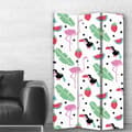 Miniatyrbild 3 av 4: Tropical Pattern Screen - Dekorativ innervägg - 110x150cm
