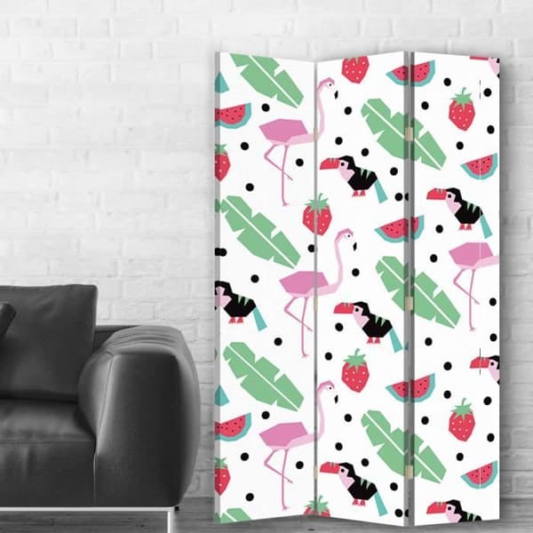 Tropical Pattern Screen - Dekorativ innervägg - 110x150cm