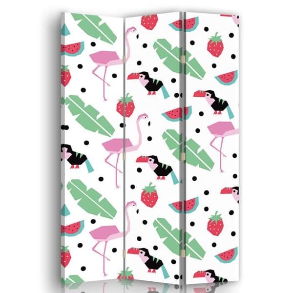 Tropical Pattern Screen - Dekorativ innervägg - 110x150cm