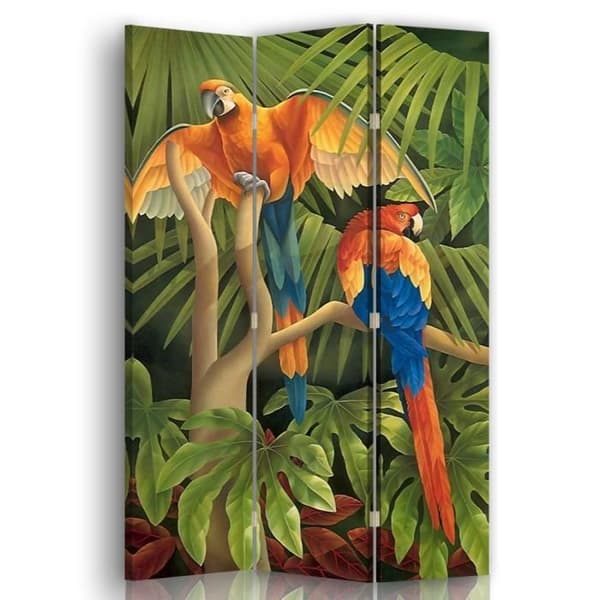 Screen Aras Oranges - Dekorativ invändig skiljevägg - 180x170cm
