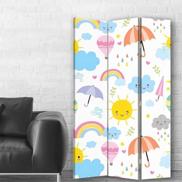 Sky Pattern Screen - Dekorativ inomhusvägg - 110x150cm