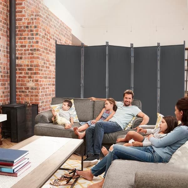 Skärm - XMTECH - 5 paneler - Vikbar - 280 x 180 cm - Antracit