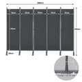 Miniatyrbild 2 av 4: Skärm - XMTECH - 5 paneler - Vikbar - 280 x 180 cm - Antracit