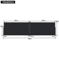 Miniatyrbild 2 av 4: Sidolager - XMTECH - 160x600cm - Fällbar - UV-skydd - Svart polyester