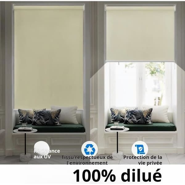 Vertikal utomhusförvaring - LZQ - Vattentät - 100 x 240 cm - Solskydd - Beige