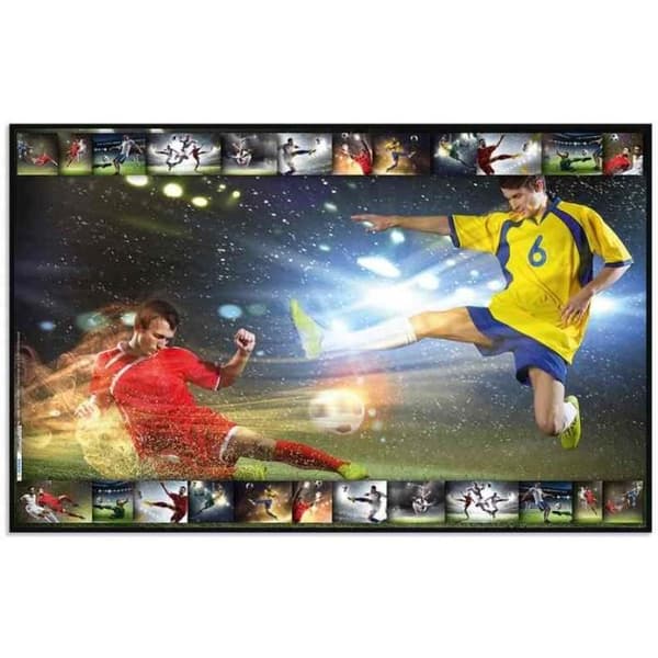 Skrivunderlag - HERMA - Fotboll - 550 x 350 mm - Dubbel Sida - Oförändrat Kartong