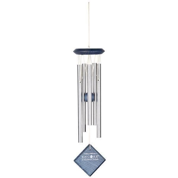 Mercury chime silver med blå tvätt finish