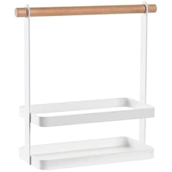 Kryddor - DKD HEMINNREDNING - Standard - Metall och furu - 20 x 10 x 24 cm - Vit