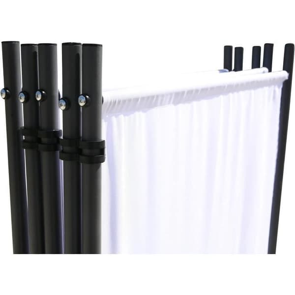 Paravent 5 delar 268 x 167 cm Vit - Set om 2 - GRASEKAMP