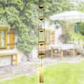 Pikkukuva 3 / 7: Lollanda Wind Chime in Copper – viisikerroksinen pagodimuotoilu selkeällä sävyllä, retro metallikoriste kotiin ja puutarhaan