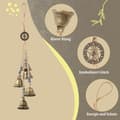 Miniatyrbillede 3 af 8: Lollanda Outdoor Hanging Metal Wind Chime – dekorativt hjem og have vedhæng med behagelig lyd og let ophængning