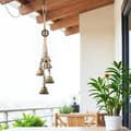 Miniatyrbillede 7 af 8: Lollanda Outdoor Hanging Metal Wind Chime – dekorativt hjem og have vedhæng med behagelig lyd og let ophængning