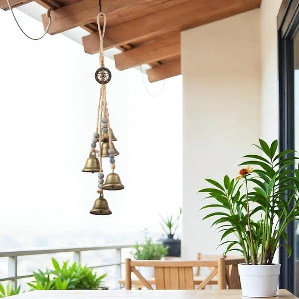 Lollanda Outdoor Hanging Metal Wind Chime – dekorativt hjem og have vedhæng med behagelig lyd og let ophængning