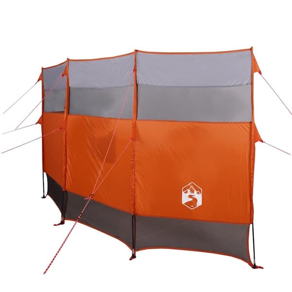 vidaXL Vindskydd orange 366x152x152 cm vattentät