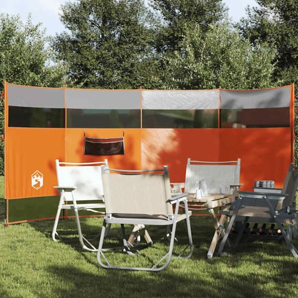 vidaXL læsejl 366x152x152 cm vandtæt orange