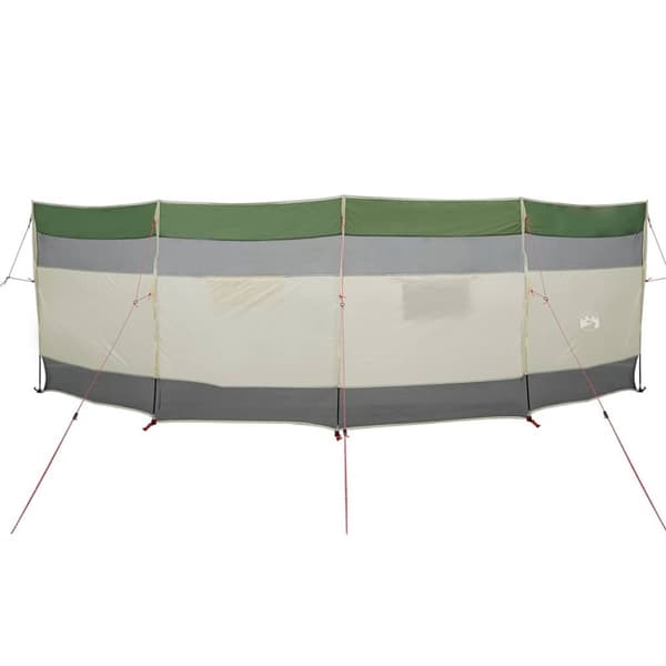 Vindskydd för camping grön 510x153 cm vattentät