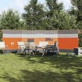 Miniatyrbild 1 av 2: Vindskydd för camping grått och orange 510x153 cm vattentätt