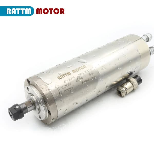 800W Effekt, 10-24000 omdrejninger pr. minut,220V, Bare spindel